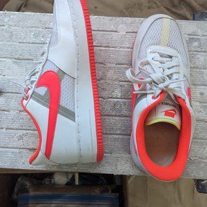 8.5 Men's Nike Air Force 1 Low "Transparent White Crimson" CI0060 102